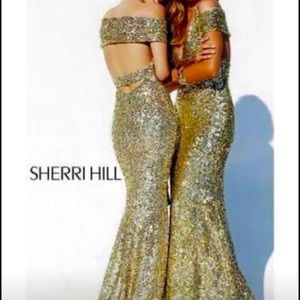Sherri Hill Formal/Prom Dress with full sequins and fully lined